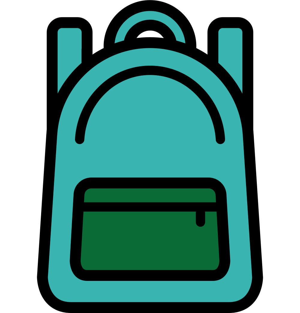 School Backpack Icon